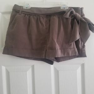 Express Olive Dressy Shorts
